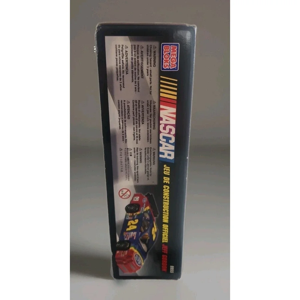 NEW NASCAR Jeff Gordon 24 Mega Bloks 9955 Race Car HTF 485 Pieces Ages 7+ NIB